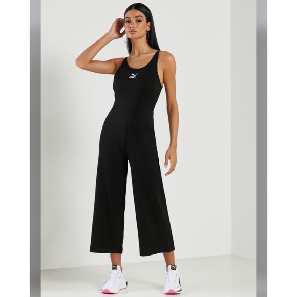 Puma Classics Ribbed Jumpsuit - Picture 1 of 5